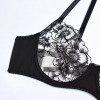 Комплект нижнего женского эротического белья Black Черный